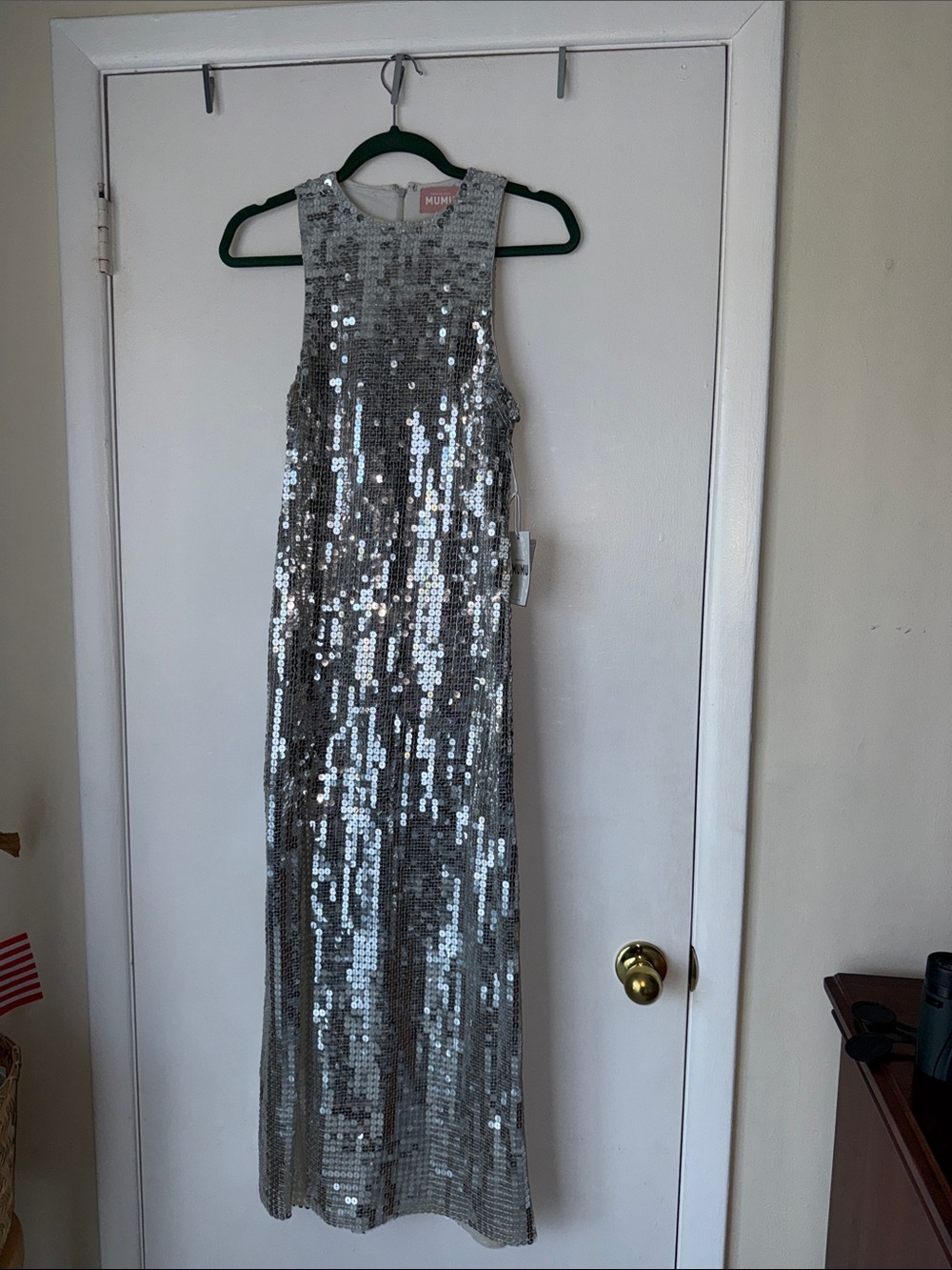 The Show Me Your Mumu Disco Maxi Dress sequin sparkles